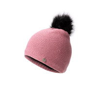 Bonnet tricoté Horze Haze Rose bruyère