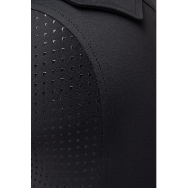 Hybride thermische rijbroek Horze Anya full grip Zwart kaviaar Hybride thermische rijbroek Horze Anya full grip Zwart kaviaar