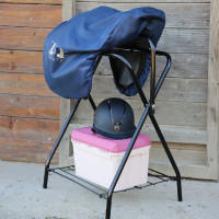 Opvouwbare zadelhouder 4 poten Hennie Zwart Opvouwbare zadelhouder 4 poten Hennie Zwart