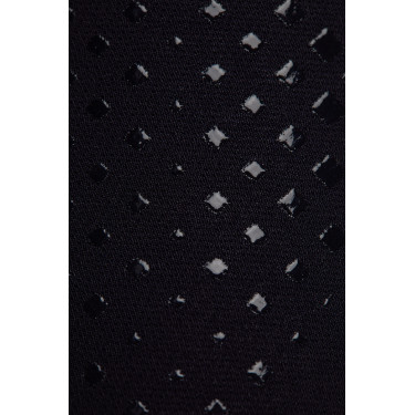 Damesrijbroek Horze Grand Prix siliconen kniestukken Donkerblauw