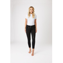 Thermobroek Grand Prix Horze met silicone zitvlak dames Zwart