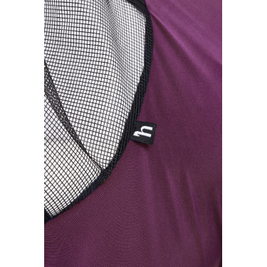 Anti-insectenmasker Soft Stretch Horze Donkerrood