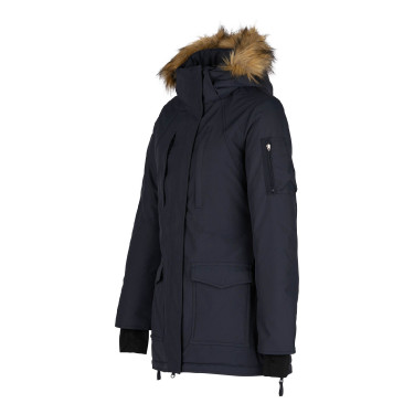 Lange parka Brooke Horze dames Donker marineblauw Lange parka Brooke Horze dames Donker marineblauw