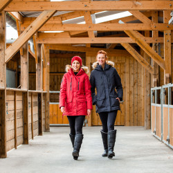 Lange parka Brooke Horze dames Donker marineblauw Lange parka Brooke Horze dames Donker marineblauw