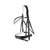 Anatomisch hoofdstel Grayson Horze met strass Zwart / zwart