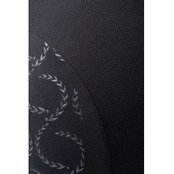 Hoogwaardige legging met volledige siliconen zitvlak Gillian Horze dames Zwart