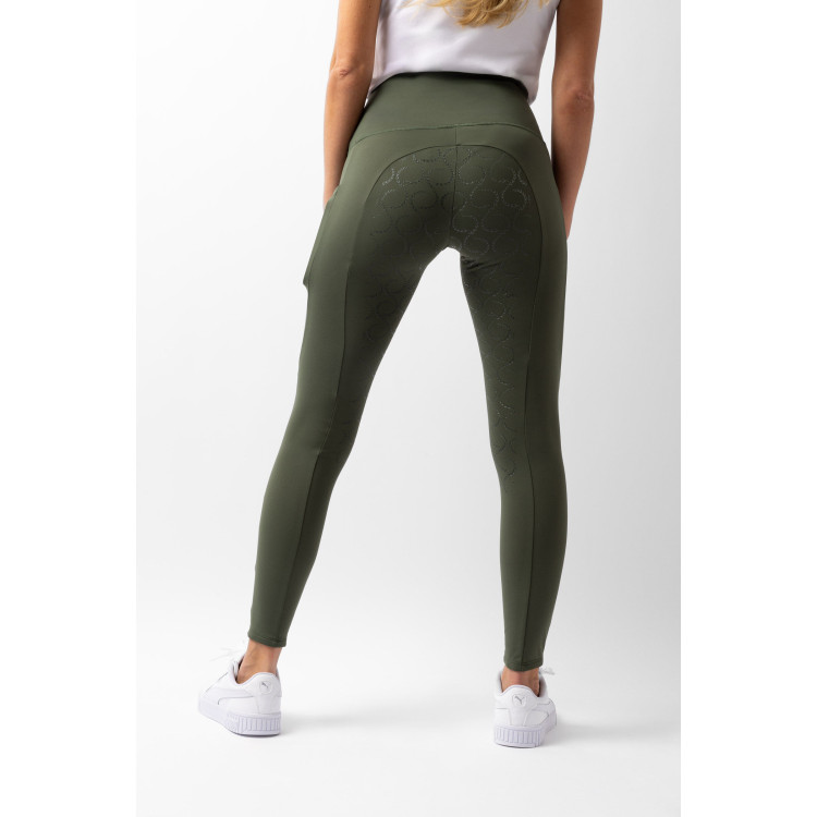 Hoogwaardige legging met volledige siliconen zitvlak Gillian Horze dames Hoogwaardige legging met volledige siliconen zitvlak Gillian Horze dames