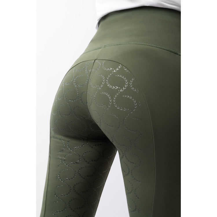 Hoogwaardige legging met volledige siliconen zitvlak Gillian Horze dames Hoogwaardige legging met volledige siliconen zitvlak Gillian Horze dames