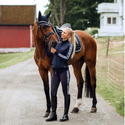 Functionele rijbroek met hoge taille en volledige siliconen grip Angelika dames B Vertigo Donker marineblauw Functionele rijbroek met hoge taille en volledige siliconen grip Angelika dames B Vertigo Donker marineblauw