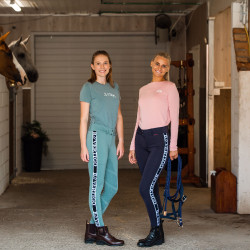 Functionele rijbroek met hoge taille en volledige siliconen grip Angelika dames B Vertigo Donker marineblauw Functionele rijbroek met hoge taille en volledige siliconen grip Angelika dames B Vertigo Donker marineblauw