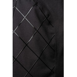 Rijbroek met siliconenprint Adeline dames Horze Zwart