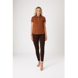 Polo Amy stretchkatoen korte mouwen dames Horze Polo Amy stretchkatoen korte mouwen dames Horze