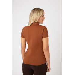 Polo Amy stretchkatoen korte mouwen dames Horze Polo Amy stretchkatoen korte mouwen dames Horze