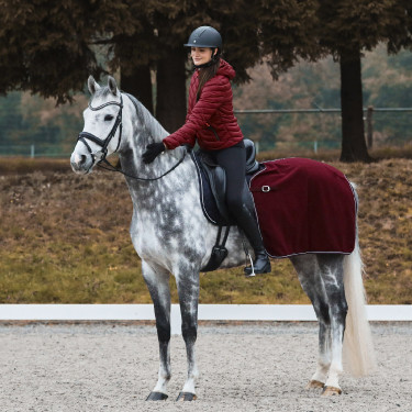 Zadeldeken fleece Kiel Horze Donkerrood Zadeldeken fleece Kiel Horze Donkerrood