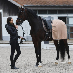 Zadeldeken fleece Kiel Horze Lichtbruin