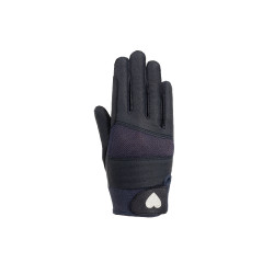 Kindergloves Horze met glinsterende hartjesprint Kindergloves Horze met glinsterende hartjesprint