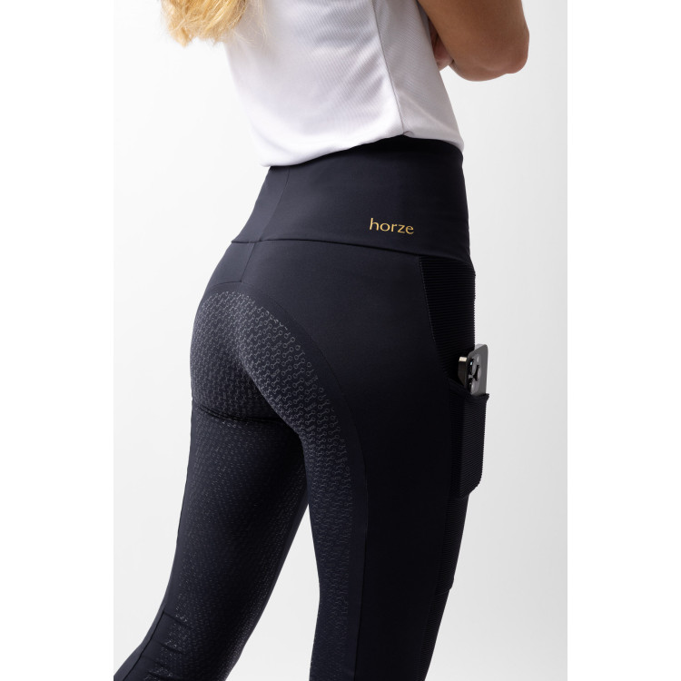 Legging Horze Mathilde siliconen full grip dames Legging Horze Mathilde siliconen full grip dames