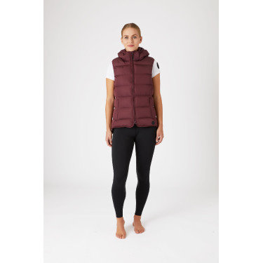 Mouwloze bodywarmer met capuchon Horze Callie dames Mouwloze bodywarmer met capuchon Horze Callie dames