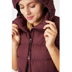 Mouwloze bodywarmer met capuchon Horze Callie dames Mouwloze bodywarmer met capuchon Horze Callie dames