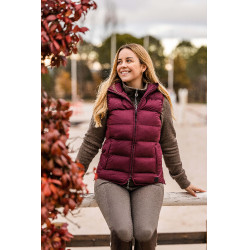 Mouwloze bodywarmer met capuchon Horze Callie dames Mouwloze bodywarmer met capuchon Horze Callie dames