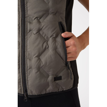 Mouwloos paardrijdvest Horze Shelly dames Morieljebruin