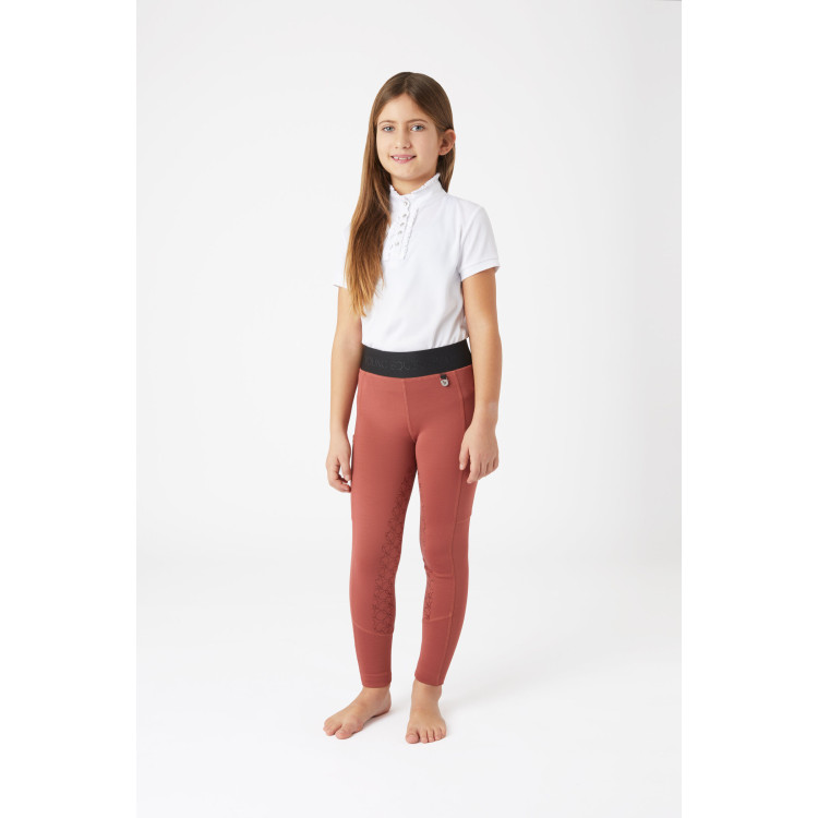 Paardrijlegging silicone Horze Leighton Junior met full grip en warme voering Paardrijlegging silicone Horze Leighton Junior met full grip en warme voering