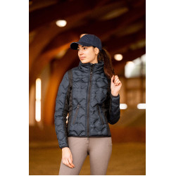 Donsjas voor paardrijden Horze Shelly dames Donker marineblauw