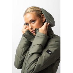 Aurora damesjack Horze met afneembare rok Groene kever