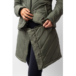 Aurora damesjack Horze met afneembare rok Groene kever