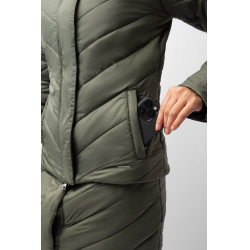 Aurora damesjack Horze met afneembare rok Groene kever