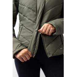 Aurora damesjack Horze met afneembare rok Groene kever