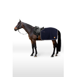 Wollen deken Augusta B Vertigo Donker marineblauw