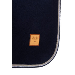 Wollen deken Augusta B Vertigo Donker marineblauw