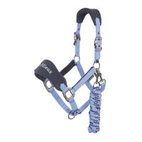 Halster en leadrope LeMieux Vogue Esme Blauw maĂŻs Halster en leadrope LeMieux Vogue Esme Blauw maĂŻs