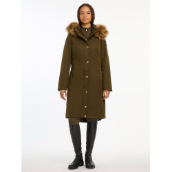 Lange waterdichte jas LeMieux Anya Alpine Bruin