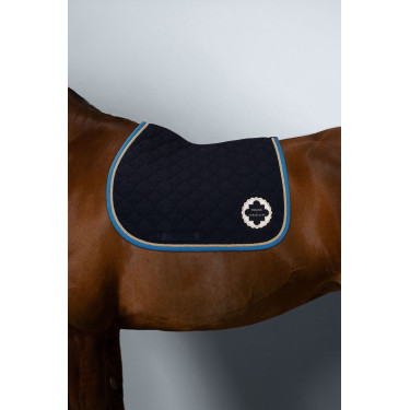 Tapijt Harcour Versailles Lhouis Marine Marineblauw