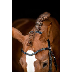 Bridon Montar US Excellence Adapt gelooid leer Zwart Bridon Montar US Excellence Adapt gelooid leer Zwart