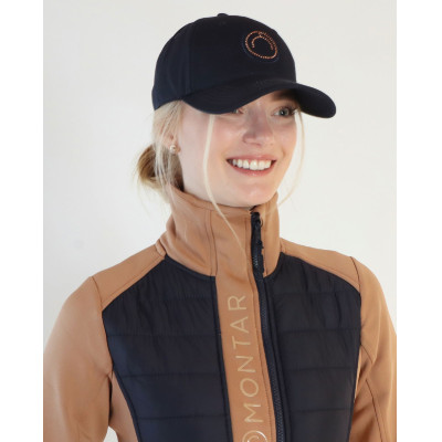 Casquette Montar Logo Noir / rose gold