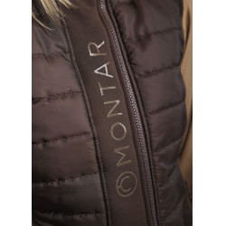 Mouwloze bodywarmer Montar Emma dames Bruin