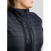 Mouwloze bodywarmer Montar Emma Curve dames Marine Marineblauw