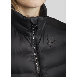 Mouwloze bodywarmer Montar MoAthena verfijnd damesmodel Zwart