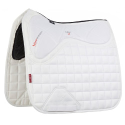 LeMieux X-Grip Twin Sided Dressuur Square Wit