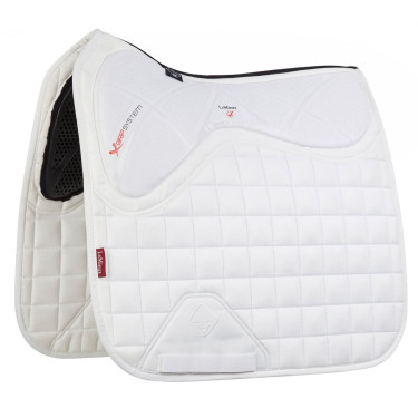 LeMieux X-Grip Twin Sided Dressuur Square Wit