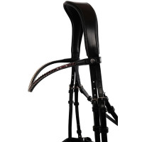 Frontaal Monteren Fair kristal pruim gebogen Zwart