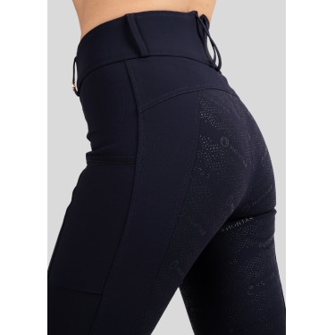 Legging Montar Michelle logo full grip femme Marine / rose gold