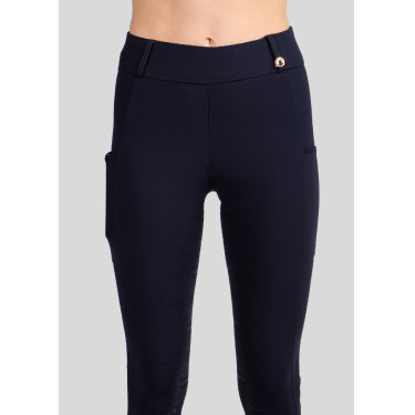 Legging Montar Michelle logo full grip femme Marine / rose gold