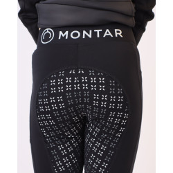 Montar Selena Junior legging met full grip Zwart Montar Selena Junior legging met full grip Zwart