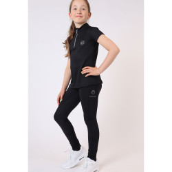 Montar Selena Junior legging met full grip Zwart Montar Selena Junior legging met full grip Zwart