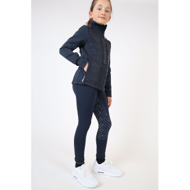Montar Selena Junior legging met full grip Marine Marineblauw