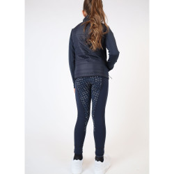Montar Selena Junior legging met full grip Marine Marineblauw